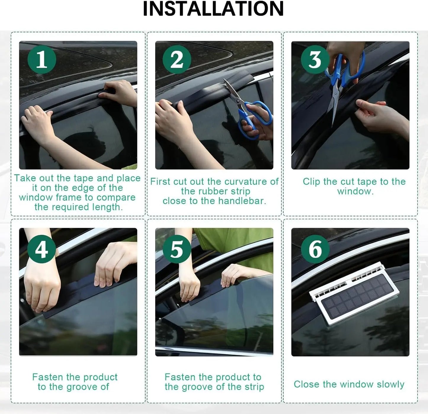 Solar-Powered Car Window Exhaust Fan – Energy-Saving Ventilator with Air Purifier & Radiator Function