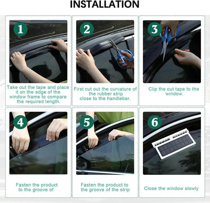 Solar-Powered Car Window Exhaust Fan – Energy-Saving Ventilator with Air Purifier & Radiator Function