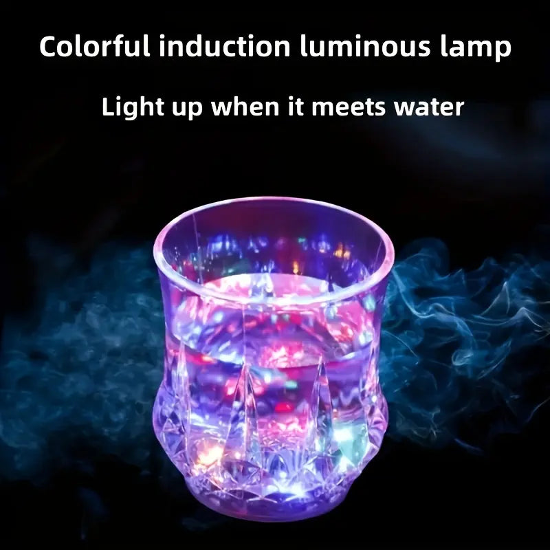 Liquid Activated LED Flash Crystal Drink Set✨🥤