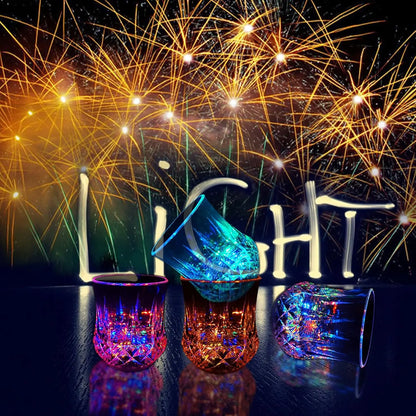 Liquid Activated LED Flash Crystal Drink Set✨🥤