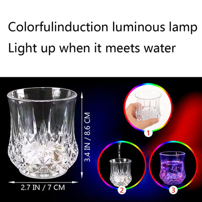 Liquid Activated LED Flash Crystal Drink Set✨🥤