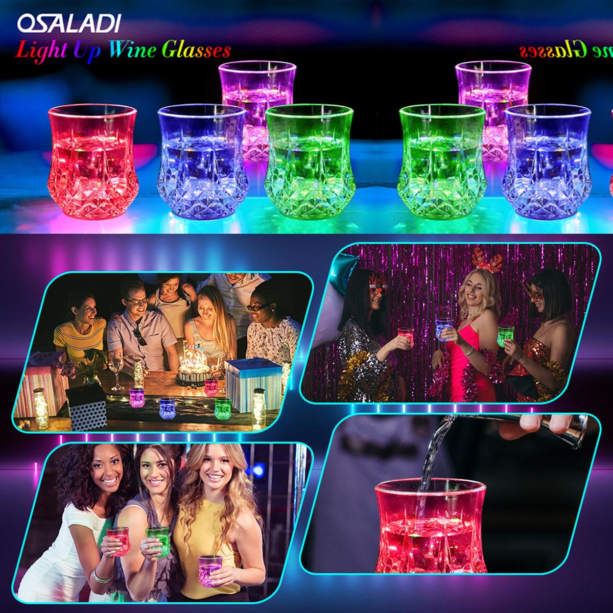 Liquid Activated LED Flash Crystal Drink Set✨🥤