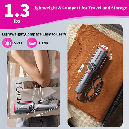 ✨7-Mode Portable Garment Steamer | 5s Fast Heat LED Handheld Travel Iron