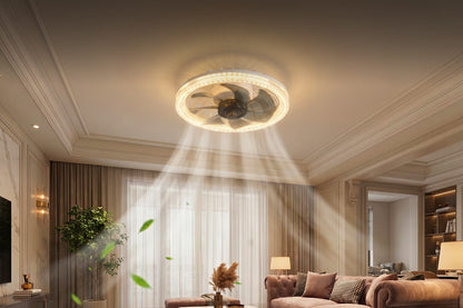 2-in-1 Remote-Controlled Ceiling Fan with LED Light – Energy-Efficient, Quiet Motor & Perfect for Home Comfort 🏠
