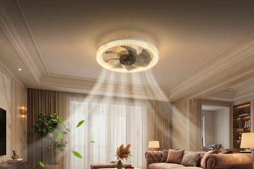 2-in-1 Remote-Controlled Ceiling Fan with LED Light – Energy-Efficient, Quiet Motor & Perfect for Home Comfort 🏠