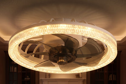 2-in-1 Remote-Controlled Ceiling Fan with LED Light – Energy-Efficient, Quiet Motor & Perfect for Home Comfort 🏠