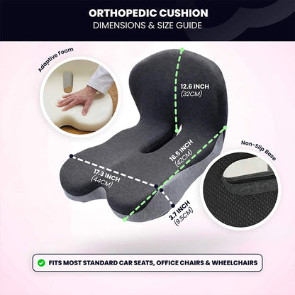 Memory foam one-piece seat and backrest cushion and pillow✨