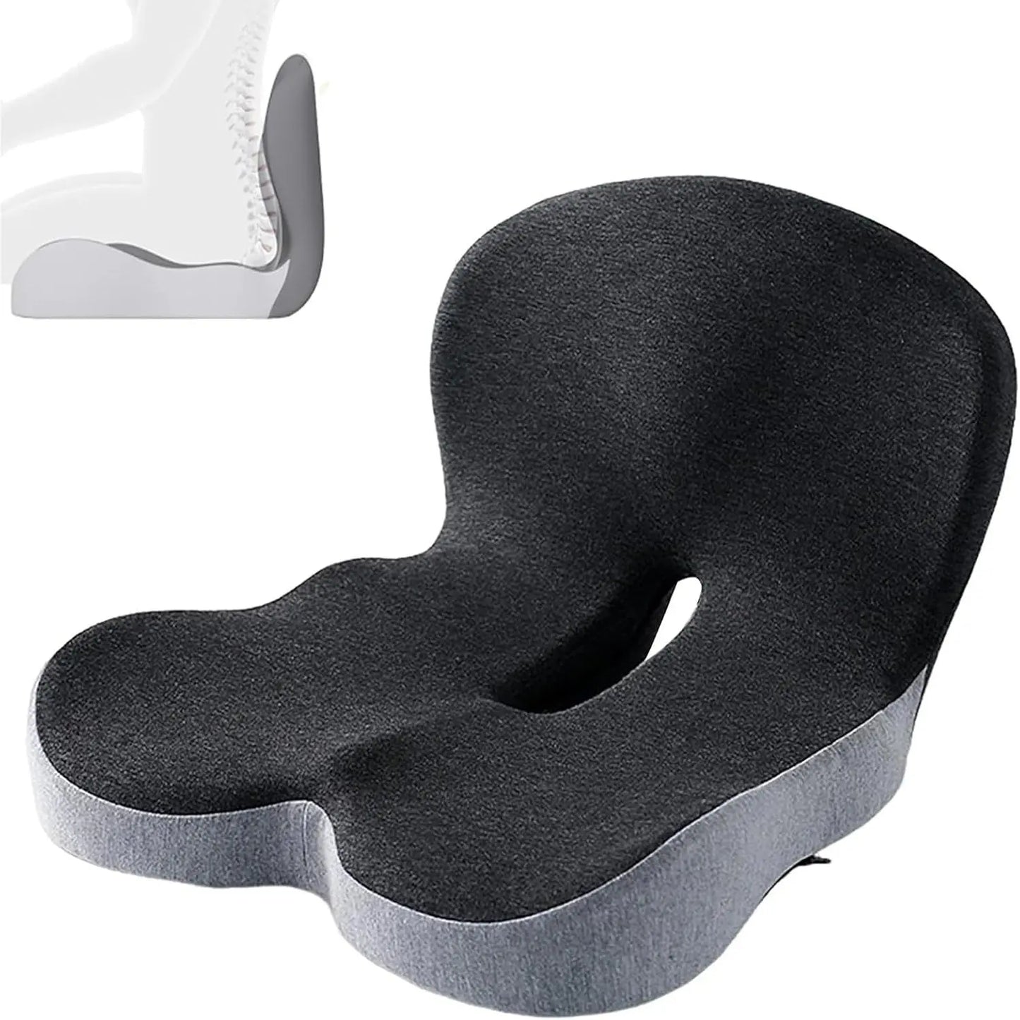 Memory foam one-piece seat and backrest cushion and pillow✨