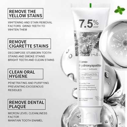 Hydroxyapatite Toothpaste for Sensitive Teeth - Fresh Mint