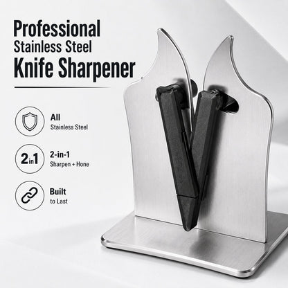 🔪 3-in-1 Professional Knife Sharpener – Adjustable 16°–32° for Fast, Precise Sharpening