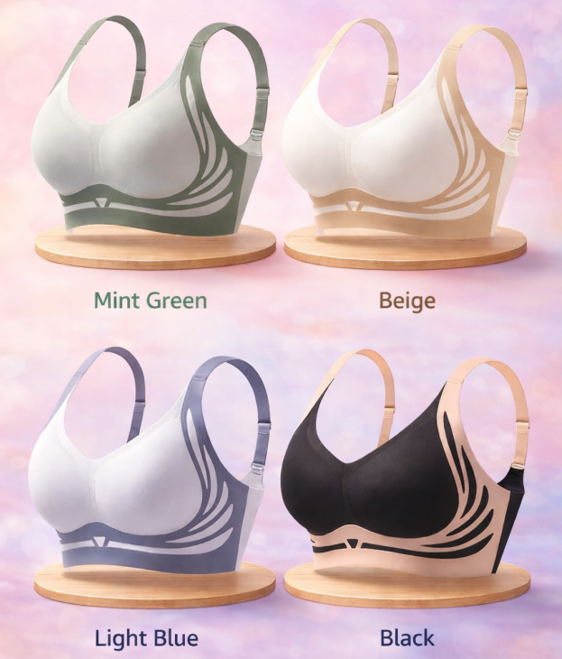4 Pcs Lifting Anti-Sagging Wire-Free Push-up Bra
