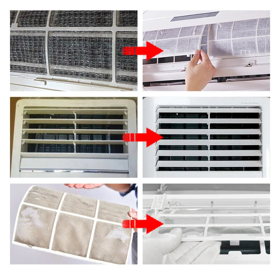 Air Conditioner Cleaner Foam Spray – 60ml AC Coil, Radiator, Fan Blade & Vent Deep Cleaning Deodorizer