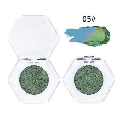 ✨ Talc-Free Duochrome Holographic Shimmer Eyeshadow, Color-Shifting Metallic Glitter