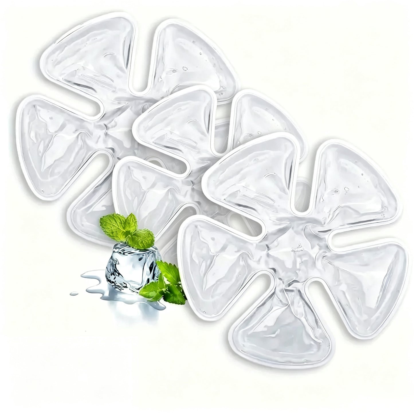 ❄️ Reusable Cooling Gel Ice Packs, Cold Inserts for Hard Hats & Sun Hats, Summer Heat Relief