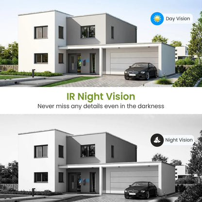 Wireless Video Doorbell Camera with AI Human Detection