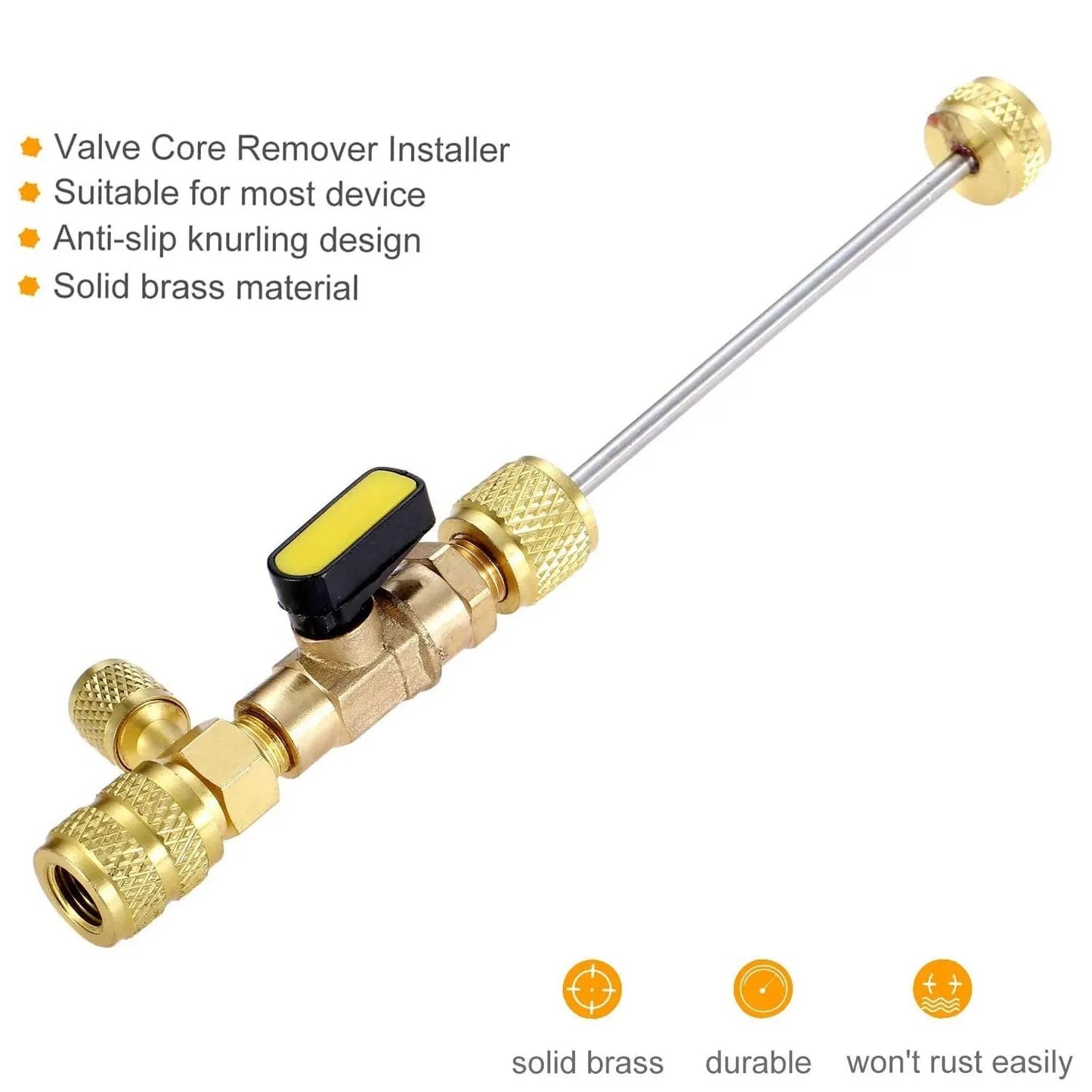 🧰AC Valve Core Removal & Installation Tool for Home and Auto Use