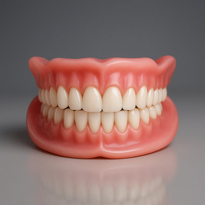 DENTURES-Boil-and-Bite Functional Denture, Self-fit at Home, Fully Adjustable for Narrow or Wide Arches, Long or Short-term Solution, Eat, Drink and Smile Confidently