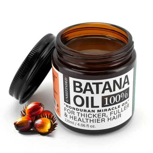 Unrefined Batana Hair Oil – Nourishing Scalp & Hair Care for Dry, Frizzy & Damaged-Looking Hair
