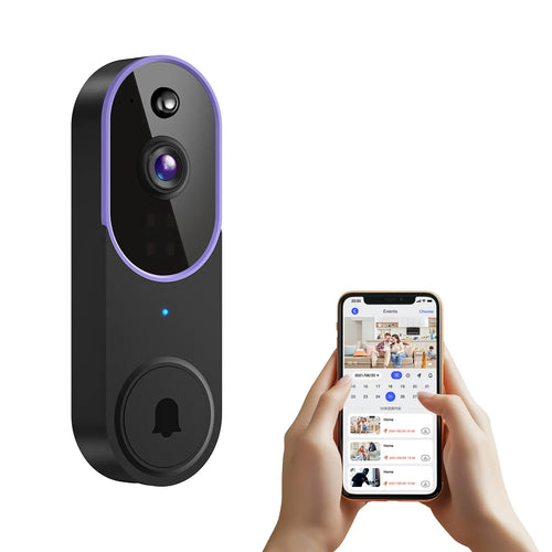 Wireless Video Doorbell Camera with AI Human Detection