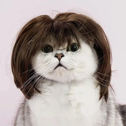 Funny Pet Wig Hair Accessories for Dogs & Cats