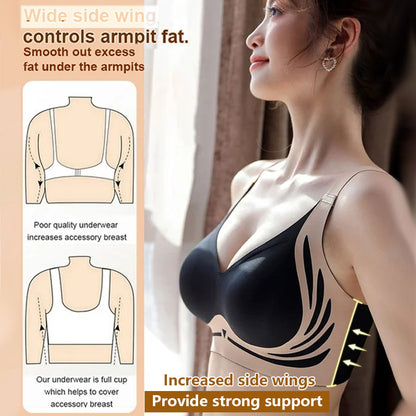 4 Pcs Lifting Anti-Sagging Wire-Free Push-up Bra