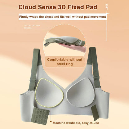 Lifting Anti-Sagging Wire-Free Push-up Bra（4 Pcs）