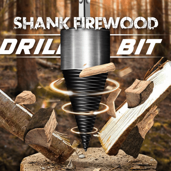 🔧The Professional Upgrade for Firewood Prep. Durable Drill Set Makes Quick Work of Logs🛠️⚡