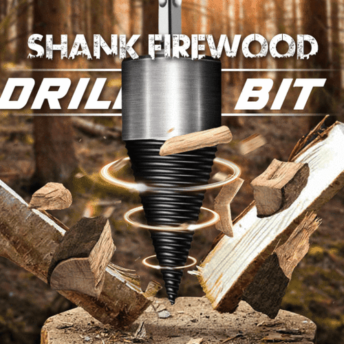 🔧The Professional Upgrade for Firewood Prep. Durable Drill Set Makes Quick Work of Logs🛠️⚡
