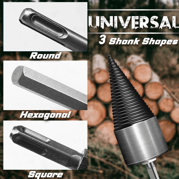 🔧The Professional Upgrade for Firewood Prep. Durable Drill Set Makes Quick Work of Logs🛠️⚡