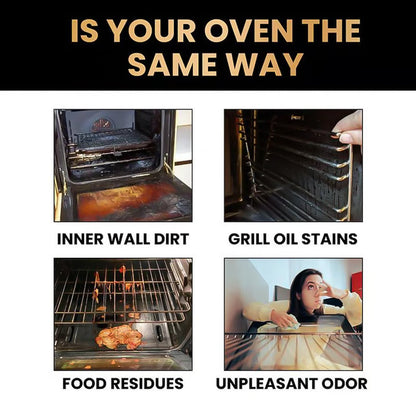 🧼✨ Oven & Grill Cleaner Spray – Dissolves Grease in 5 Mins, No Scrubbing & Eliminates Odors 🔥