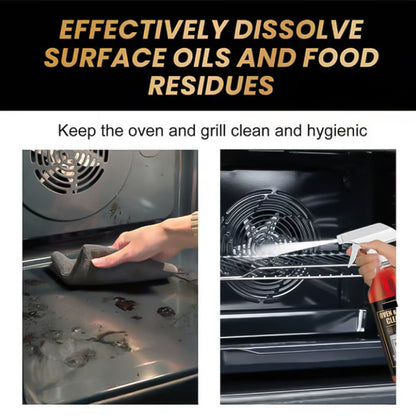 🧼✨ Oven & Grill Cleaner Spray – Dissolves Grease in 5 Mins, No Scrubbing & Eliminates Odors 🔥