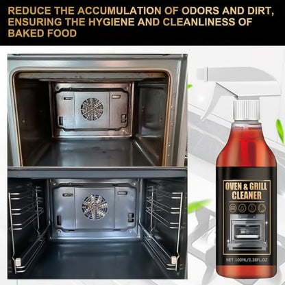 🧼✨ Oven & Grill Cleaner Spray – Dissolves Grease in 5 Mins, No Scrubbing & Eliminates Odors 🔥