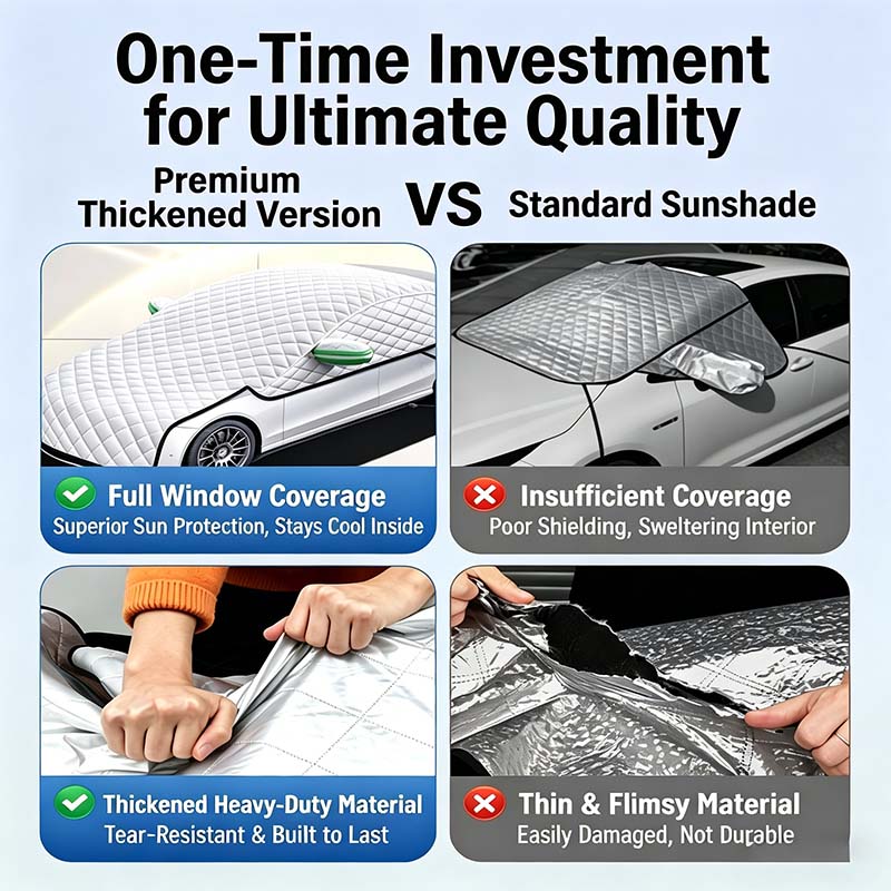 Car Windshield Snow Cover – All‑season, multi‑layer🚙💨