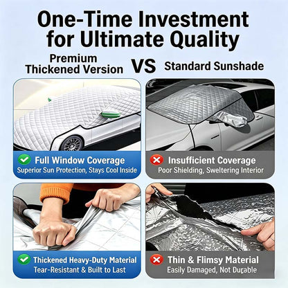 Car Windshield Snow Cover – All‑season, multi‑layer🚙💨