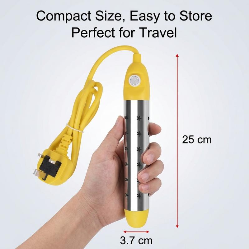🛁Safe Anti-Scald Immersion Heater for Travel & Home🔥