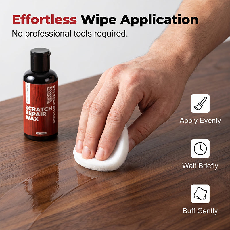 ✨Scratch Repair Wax with Sponge Eraser–Restores natural grain, no need to replace! 💰